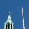 Tv tower and Marienkirche